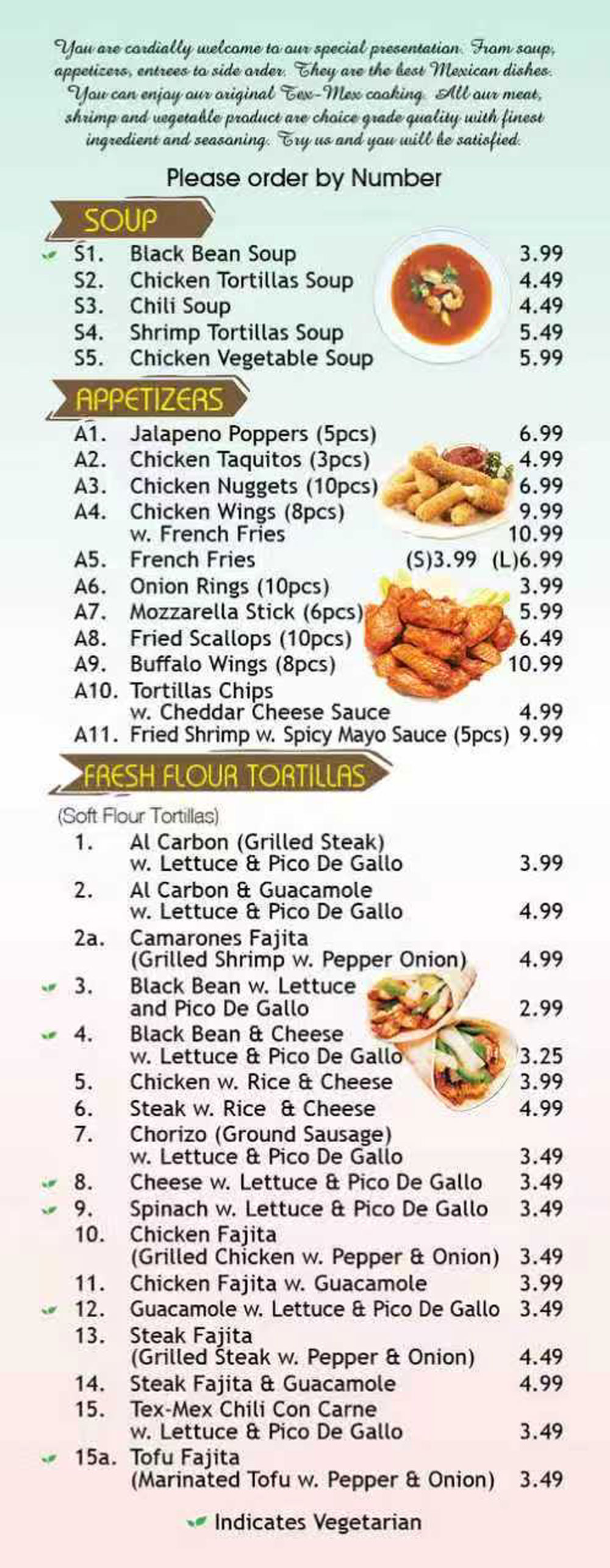 Fresh Tortillas food photos