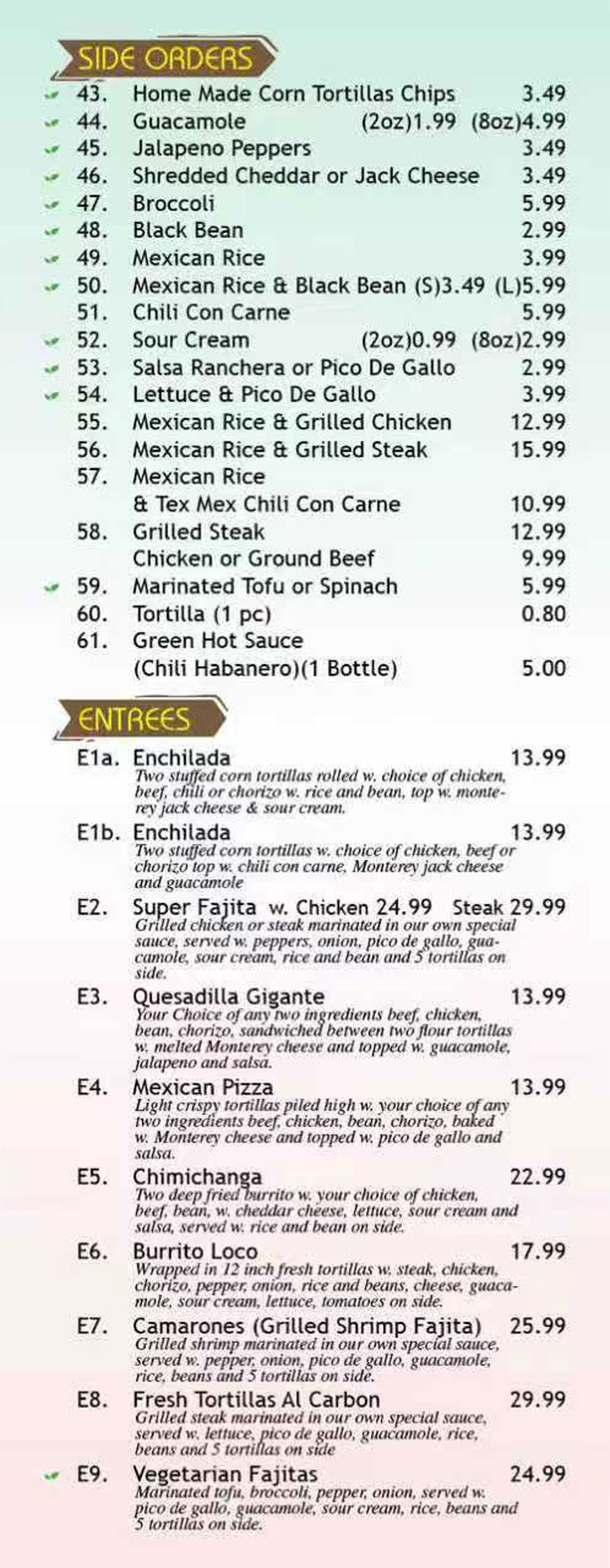 Fresh Tortillas food photos